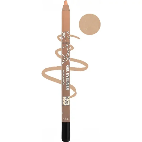 قلم كحل جل من روز بيري - بيج كريمي لتوسيع العين - مقاوم للماء Rose Berry Gel Eyeliner - Creamy Nude Shade 114 - Waterproof