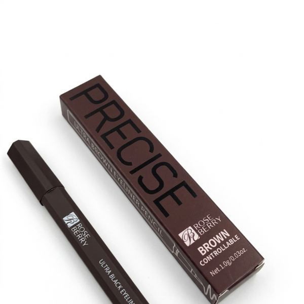 قلم أيلاينر "بريسيز" - سواد فاحم بتركيبة مقاومة للماء وجفاف سريع Rose Berry Precise Liquid Eyeliner - Ultra Black & Waterproof - Quick Dry