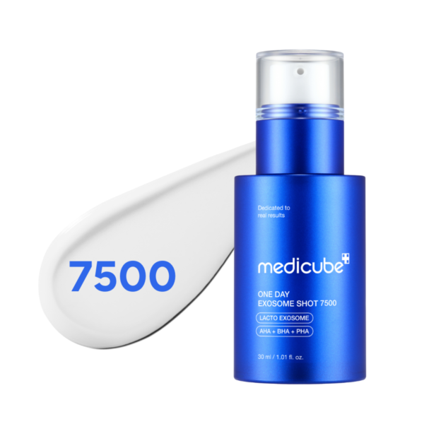medicube - One Day Exosome Shot 7500 | ميدي كيوب - سيروم إكسوزوم شوت 7500 المكثف لعلاج المسام