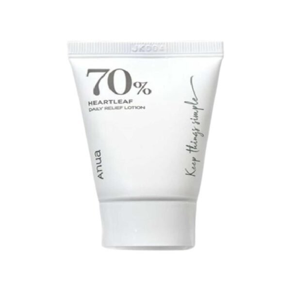 Anua Heartleaf 70 Daily Relief Lotion Mini (20ml) لوشن انوا المهدئ اليومي بمستخلص الهارت ليف 70% - حجم ميني (20 مل)