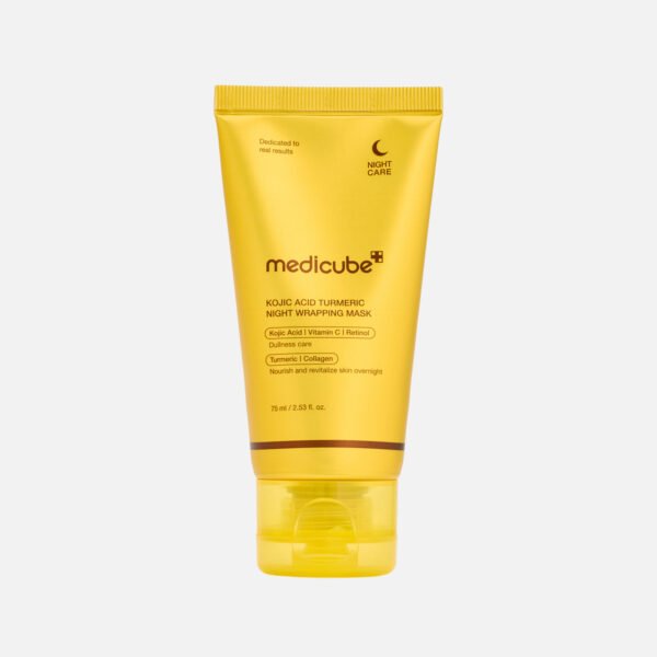 medicube - kojic acid Turmeric Collagen Overnight Wrapping Mask | ميدي كيوب - ماسك الكوجيك و الكركم والكولاجين الليلي (Wrapping Mask)