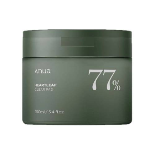 Anua Heartleaf 77% Clear Pad (70 Pads) قطن انوا المهدئ ومنقي المسام بمستخلص الهارت ليف 77%