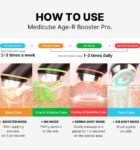 Medicube Age-R Booster Pro on mitmekülgne kodune nahahooldusseade_ mis ühendab kuut tehnoloogiat_ elektroporatsioon_ mikrovoolud_ EMS (elektriline lihasst(