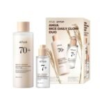 Anua Rice Daily Glow Duo (Toner 250ml + Serum 50ml) طقم انوا اليومي لإشراق البشرة بخلاصة الأرز والسيراميد (تونر 250 مل + سيروم 50 مل)