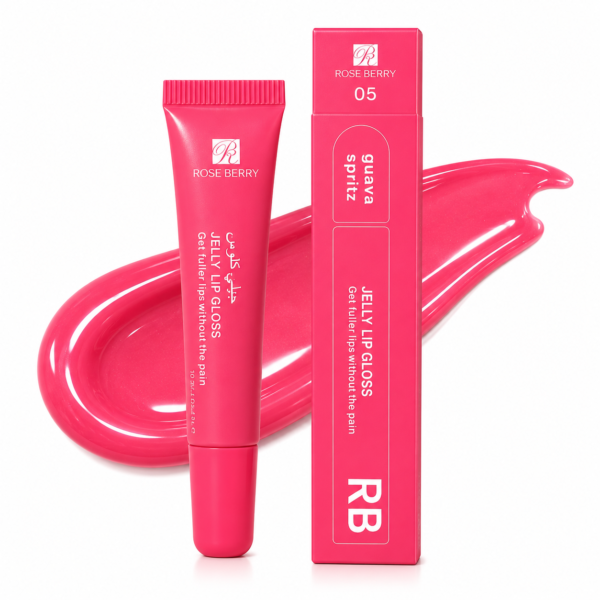 Rose Berry Jelly Lip Gloss 05 Guava Spritz - جلوس الشفاه جوافا سبرتز 05 من روز بيري