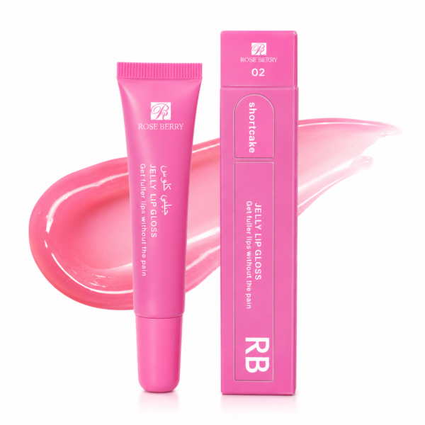 Rose Berry Jelly Lip Gloss 02 Shortcake - جلوس الشفاه شورت كيك 02 من روز بيري