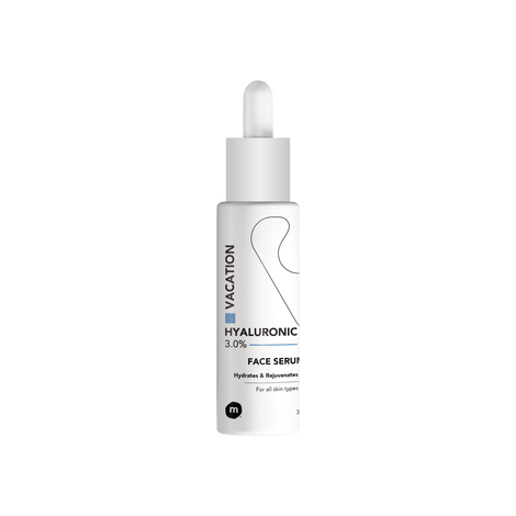 Vacation Hyaluronic Acid 3% Face Serum 30ml – سيروم هيالورونيك أسيد 3% للترطيب العميق ونضارة البشرة