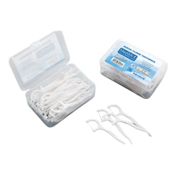 MediMix Dental Floss Toothpick 30 Pcs - خلة تنظيف الأسنان ميدي مكس 30 قطعة