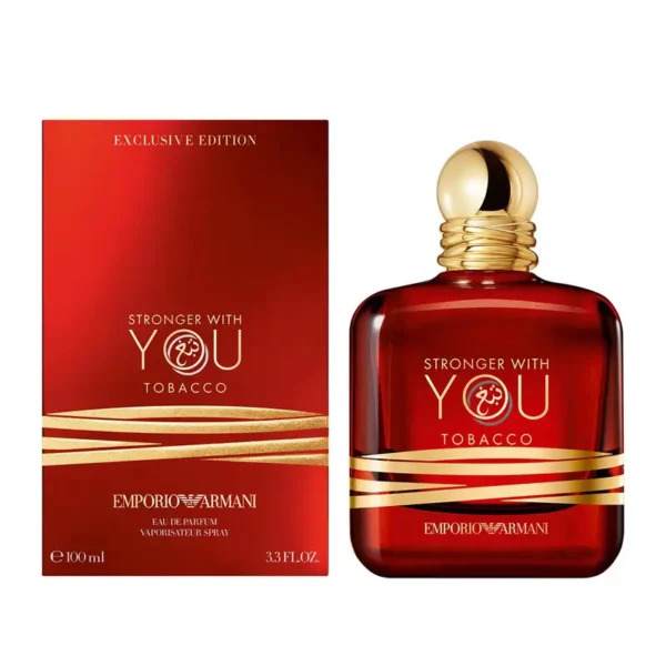 Emporio Armani Stronger With You Tobacco Eau De Parfum 100 ml - عطر امبوريو أرماني سترونجر ويذ يو توباكو 100 مل