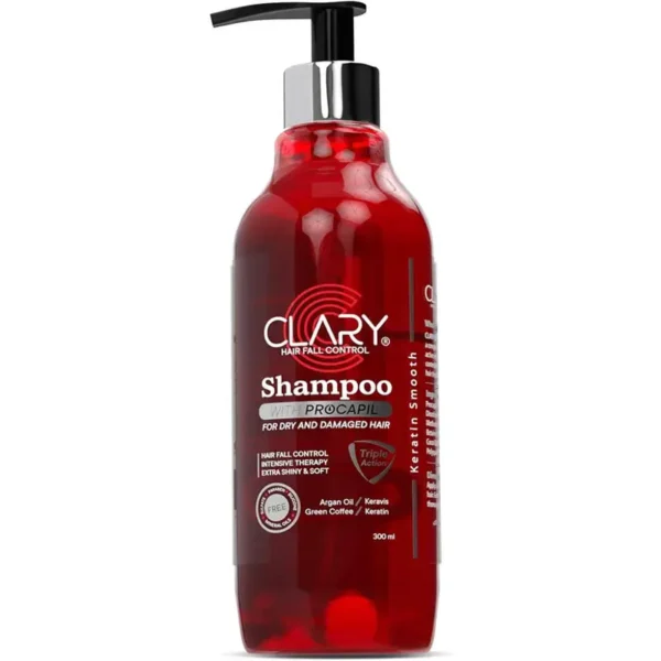 Clary Anti-Dandruff Shampoo With Procapil 300 ml - شامبو كلاري مضاد للقشرة بالبروكابيل 300 مل
