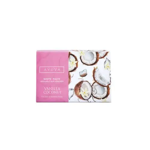 عجينة إزالة الشعر البيضاء أفوفا بجوز الهند 100 جم - Avuva White Sugar Paste Coconut 100 gm