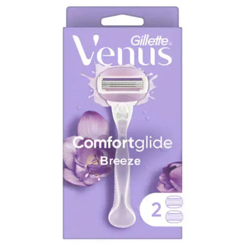 Gillette Venus Comfortglide Breeze Razor Original - ماكينة حلاقة فينوس الأصلية للنساء بترطيب مدمج