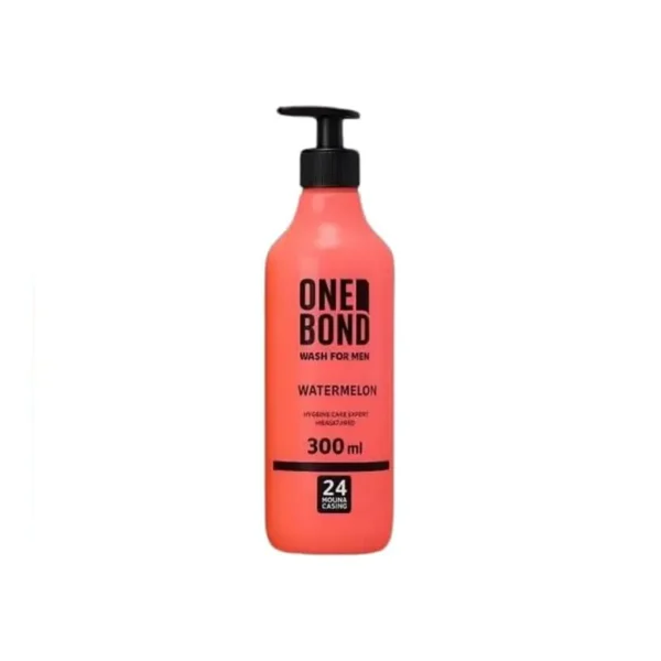 غسول ون بوند للمناطق الحساسة للرجال برائحة البطيخ 300 مل - One Bond Intimate Wash For Men Watermelon 300 ml