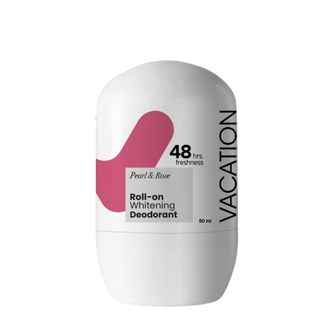 Vacation Whitening Roll-On Deodorant Pearl & Rose 50ml – مزيل عرق رول أون للتفتيح برائحة اللؤلؤ والورد