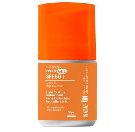 See-lit Sunscreen Cream Gel SPF 50+ 50ml – واقي شمس سيليت جل كريم SPF 50+