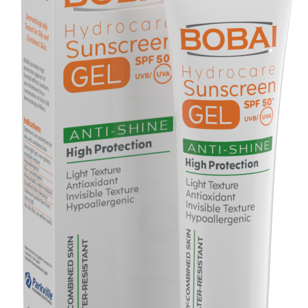 BOBAI Hydrocare Sunscreen Gel SPF50+ Anti-Shine 60 gm - واقي شمس بوباي جل SPF50+ مضاد للمعان 60 جم