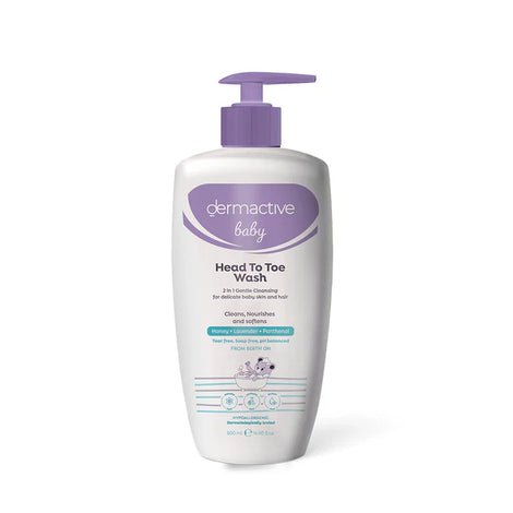 Dermactive Baby Head To Toe Wash 2-in-1 500ml – غسول وشامبو أطفال ديرماكتيف بحجم اقتصادي