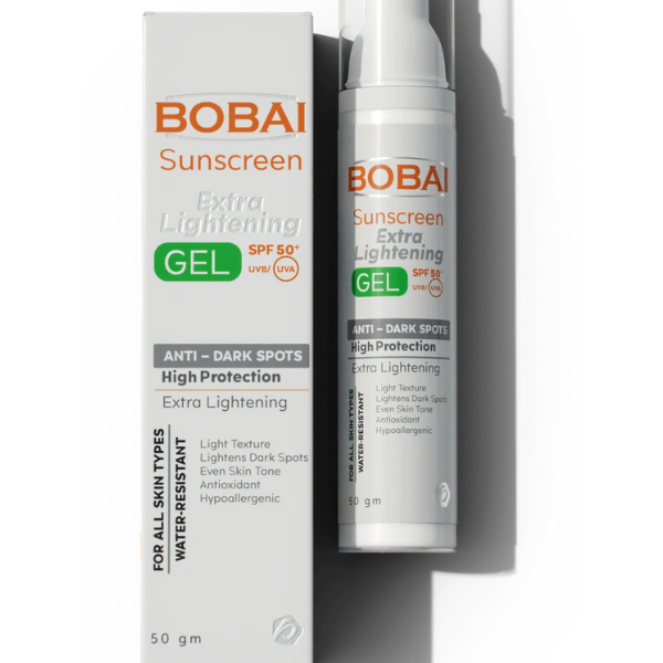 BOBAI Sunscreen Extra Lightening Gel SPF50+ 50 gm - واقي شمس بوباي جل لتفتيح البشرة SPF50+ 50 جم