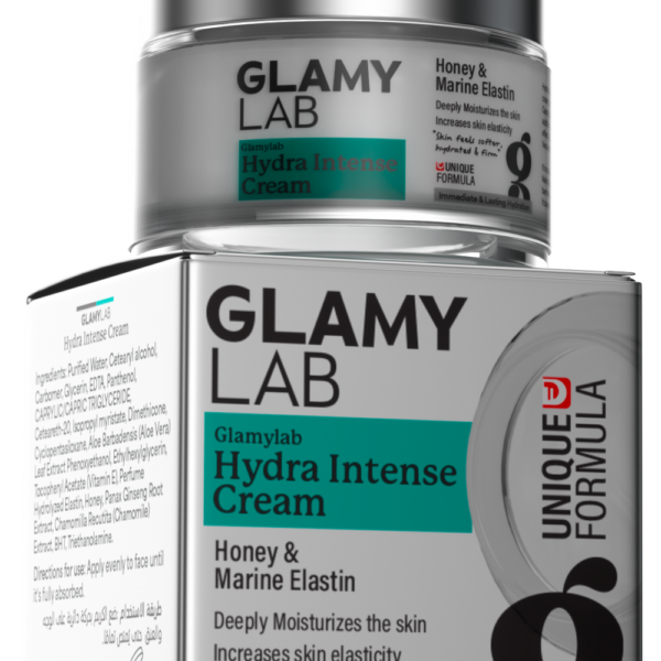 GLAMY LAB Hydra Intense Cream Honey & Marine Elastin 50 gm - كريم جلامي لاب ترطيب مكثف بالعسل والإيلاستين البحري 50 جم