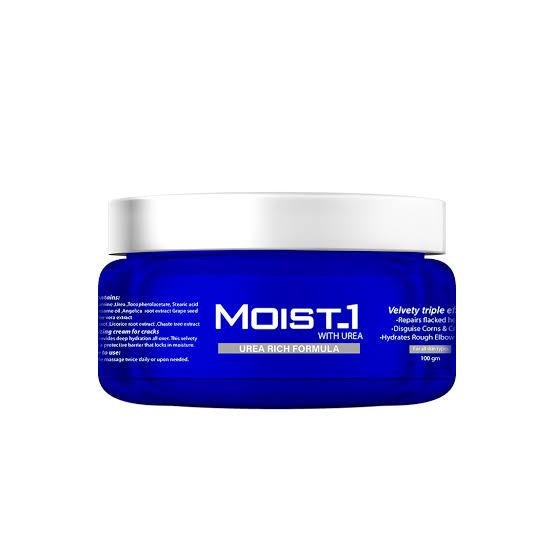 Moist 1 Urea Body Cream 100 gm - كريم مويست 1 باليوريا لترطيب الجسم ومعالجة الجفاف 100 جم