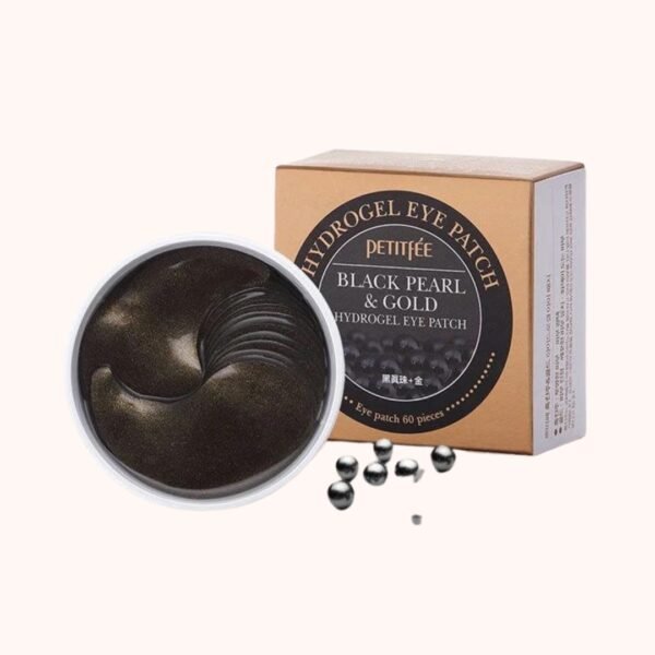 PETITFEE Black Pearl & Gold Hydrogel Eye Patch - ماسك عين هيدروجيل باللؤلؤ الأسود والذهب