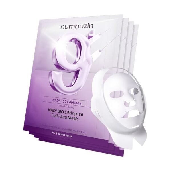 Numbuzin No.9 NAD+ Bio Lifting Sheet Mask - ماسك شد وتفتيح البشرة بالكولاجين والببتيدات