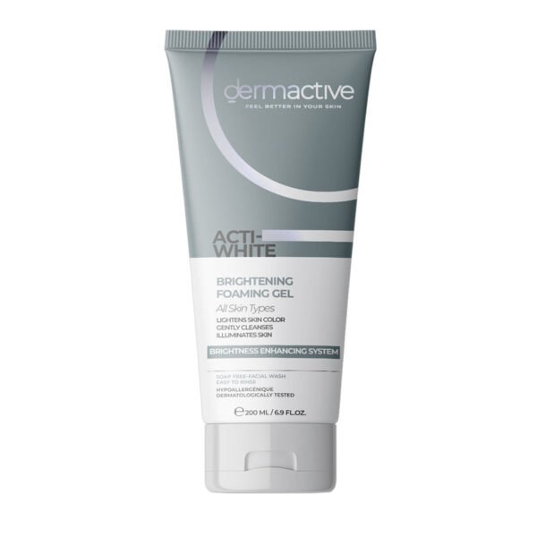 Dermactive Acti-White Brightening Foaming Gel 200ml – غسول ديرماكتيف لتفتيح البشرة وتنقية المسام