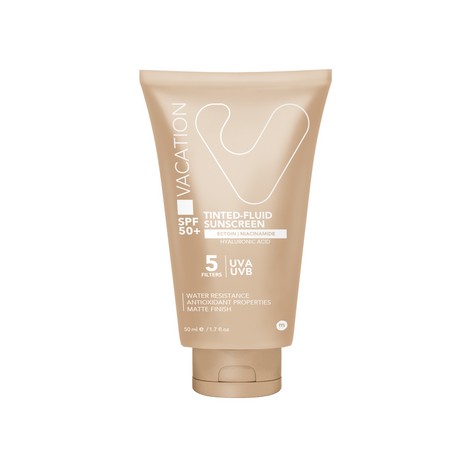 Vacation Tinted Fluid Sunscreen SPF50+ 50ml – واقي شمس ملون خفيف بلمسة مطفية