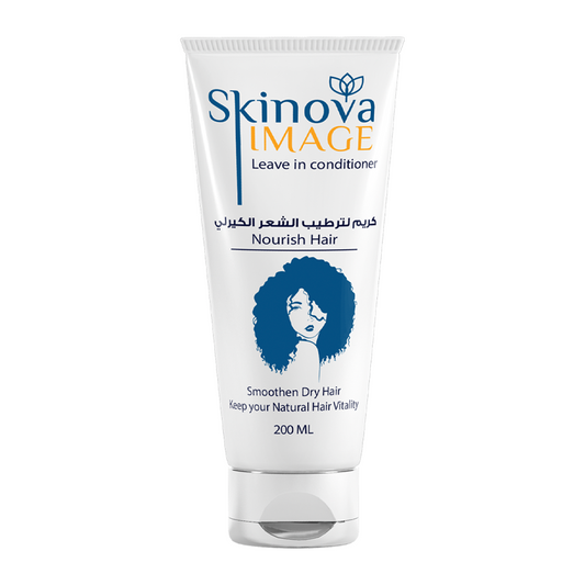 Skinova Curly Leave-In Conditioner 200ml – ليف إن سكينوفا للشعر الكيرلي لترطيب وتقليل الهيشان