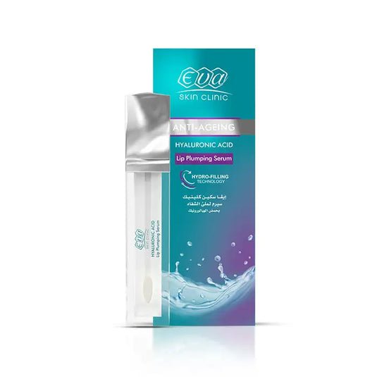 Eva Skin Clinic Hyaluronic Acid Lip Plumping Serum 10ml – سيروم إيفا بحمض الهيالورونيك لتكبير وترطيب الشفاه