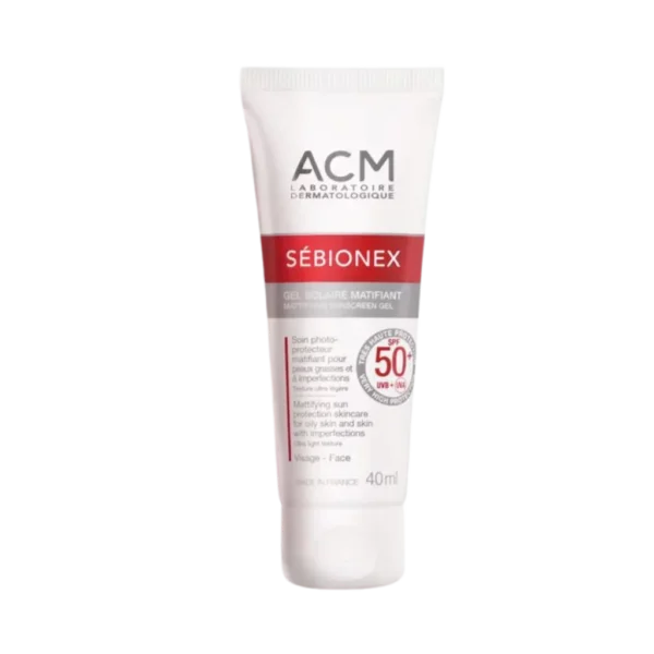ACM Sébionex Mattifying Sunscreen Gel SPF50+ 40ml – واقي شمس ACM سيبيونيكس جل مطفي للبشرة الدهنية