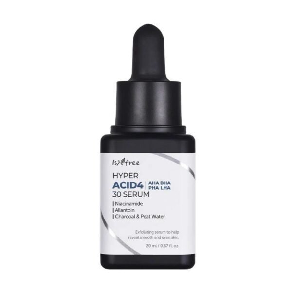 Isntree Hyper Acid4 AHA BHA PHA LHA 30 Serum 20ml – سيروم إيزنتري هايبر أسيد 4 المقشر