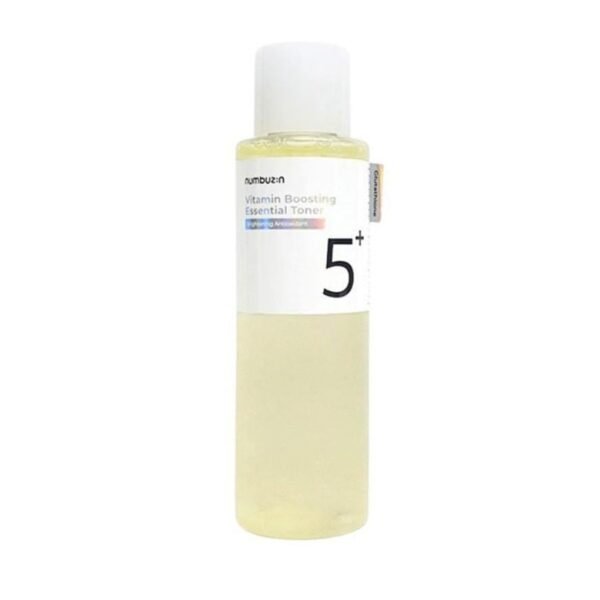 Numbuzin No.5+ Vitamin Boosting Essential Toner 200ml – تونر نومبوزين فيتامين 5+ لتفتيح البشرة وتعزيز الإشراقة