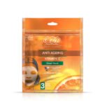 Eva Skin Clinic Vitamin C Anti-Ageing Sheet Mask 3 Pcs – ماسك إيفا فيتامين سي لنضارة البشرة وتوحيد اللون