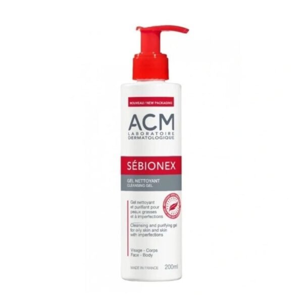 ACM Sébionex Cleansing Gel 200ml – غسول ACM سيبيونيكس للبشرة الدهنية والمعرضة للحبوب