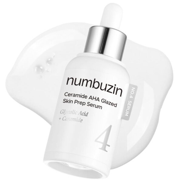 Numbuzin No.4 Ceramide AHA Glazed Skin Prep Serum 50ml – سيروم نومبوزين 4 لتجديد البشرة وتوحيد الملمس