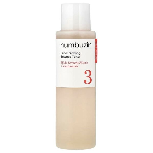 Numbuzin No.3 Super Glowing Essence Toner 200ml – تونر نومبوزين 3 للتوهج الفوري وترطيب البشرة