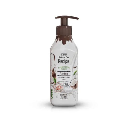 Eva Optimum Care Recipe Nourishing Blend Body Lotion 370ml – لوشن إيفا ريسيبى لتغذية وترطيب البشرة برائحة جوز الهند