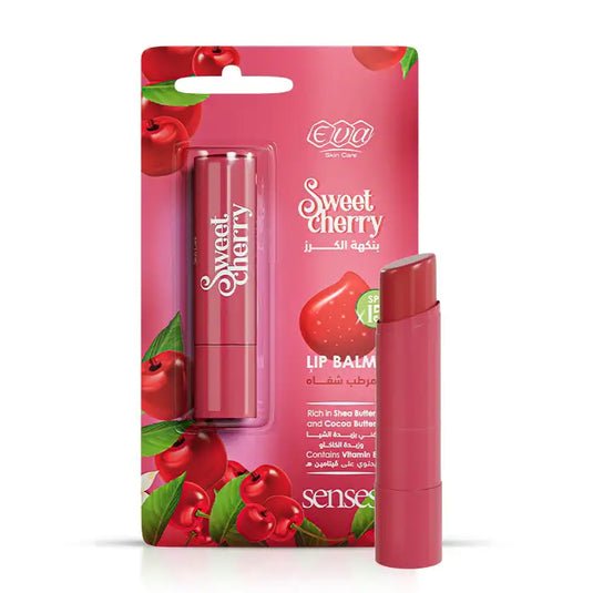 Eva Sense Sweet Cherry Lip Balm SPF 15 – مرطب شفاه إيفا سينس بنكهة الكرز مع حماية من الشمس