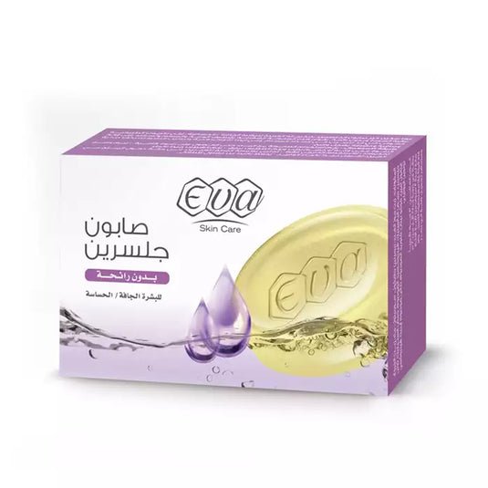 Eva Glycerin Soap Fragrance Free 120gm – صابون إيفا جليسرين بدون رائحة للبشرة الجافة والحساسة