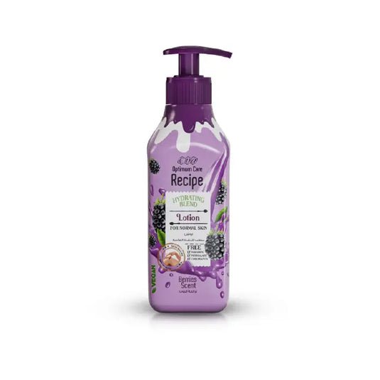 Eva Optimum Care Recipe Hydrating Blend Body Lotion 370ml – لوشن إيفا ريسيبى المرطب للبشرة العادية برائحة التوت