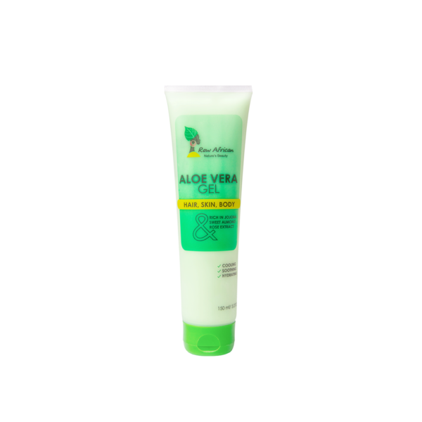Raw African Aloe Vera Gel Hair, Skin & Body 150ml – جل الألوفيرا للشعر والبشرة والجسم من رو أفريكان