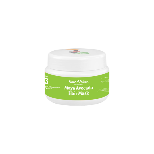 Raw African Maya Avocado Hair Mask  – ماسك مايا بالأفوكادو للشعر من رو أفريكان