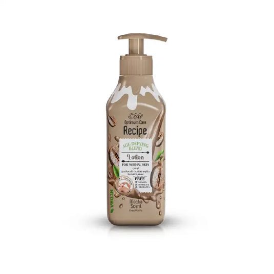Eva Optimum Care Recipe Age-Defying Blend Body Lotion 370ml – لوشن إيفا ريسيبى لمكافحة علامات التقدم بالعمر برائحة الموكا