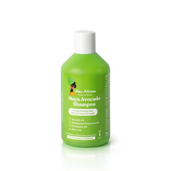 Raw African Maya Avocado Shampoo 500ml – شامبو مايا بالأفوكادو من رو أفريكان
