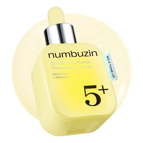Numbuzin No.5 Glutathione Vitamin Tone-Up Glow Serum 50ml – سيروم نومبوزين 5 لتفتيح البشرة وإشراقة فورية