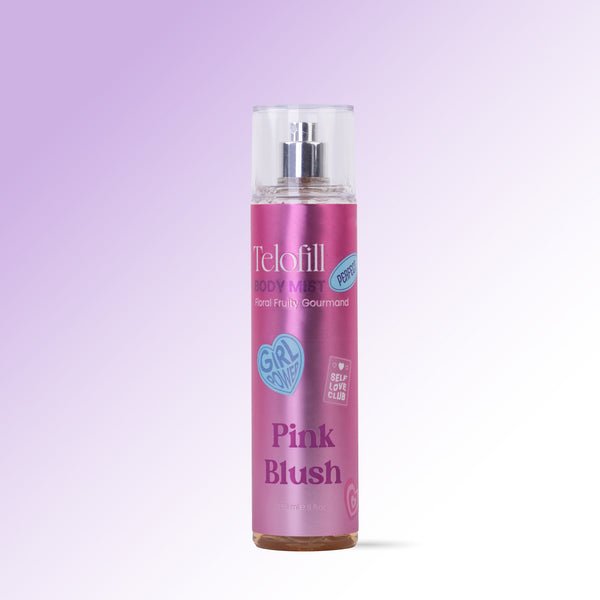 Telofill Pink Blush Body Mist Floral Fruity Gourmand 235ml – بودي ميست بينك بلاش من تيلوفيل