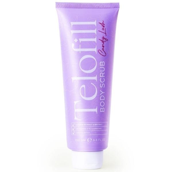 Telofill Body Scrub Candy Lush 250gm – مقشر تيلوفيل للجسم برائحة كاندي لاش