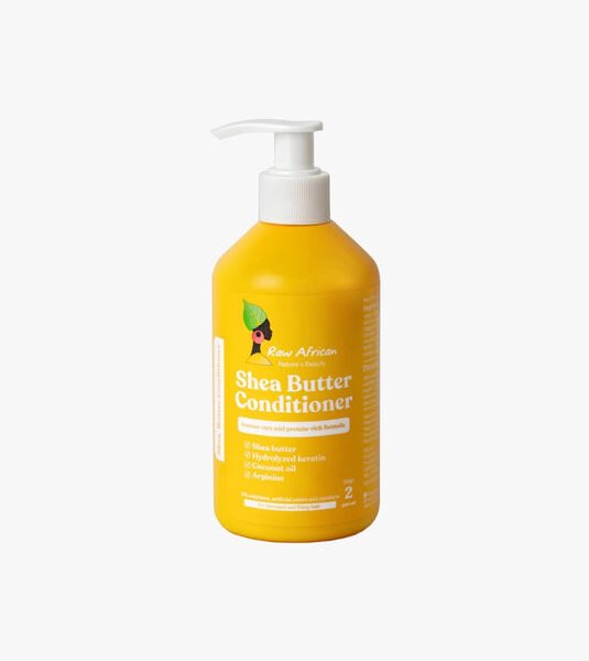 Raw African Shea Butter Conditioner Intense Care & Protein-Rich Formula 300ml – بلسم شيا باتر من رو أفريكان