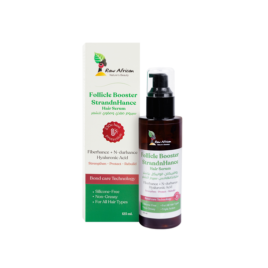 Raw African Follicle Booster StrandnHance Hair Serum 125ml – سيروم فوليكل بوستر لتقوية الشعر من رو أفريكان